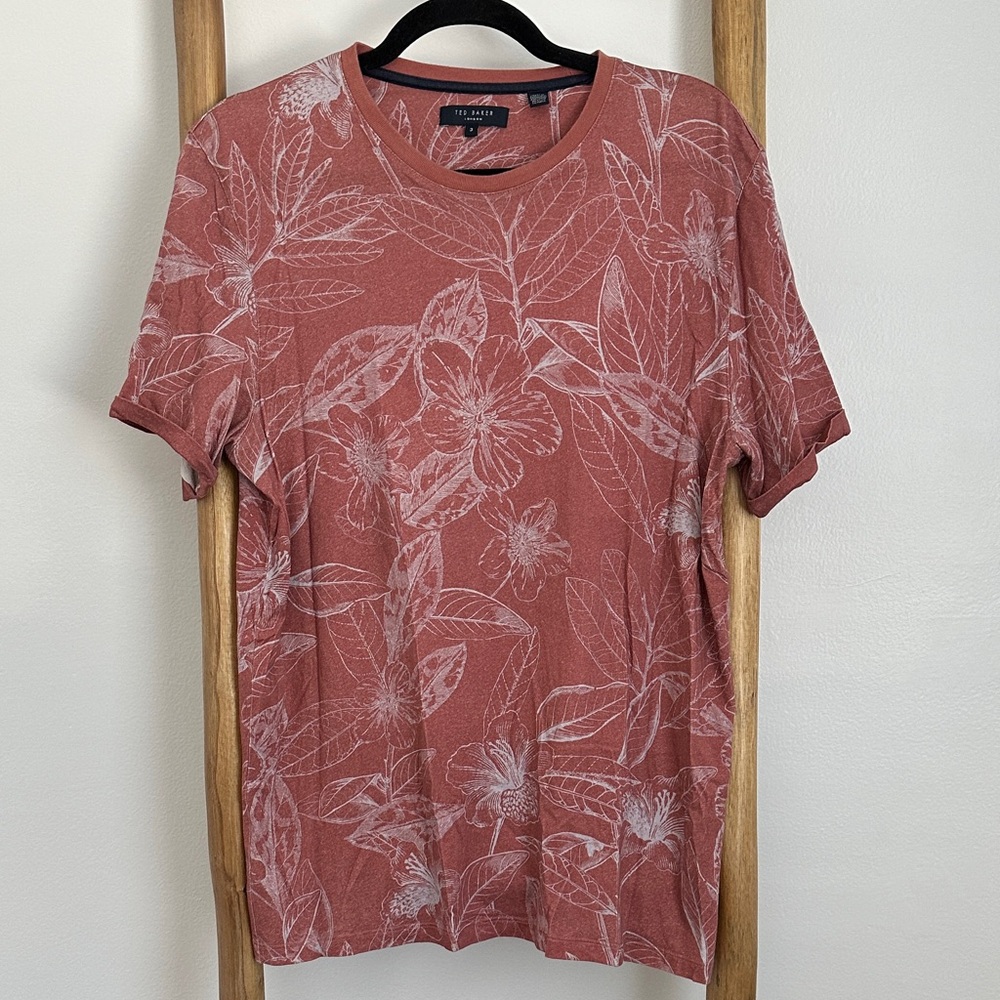 Ted Baker Men's Floral Short Sleeve Tee